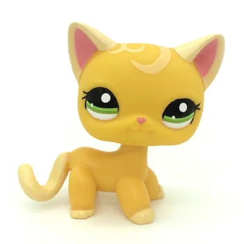LPS Pet Shop lps Oyuncaklar Gerçek Nadir FARSÇA kedi # SOHBET PERSAN Sarı Kitty Eski Orijinal Oyuncak Ücretsiz Kargo