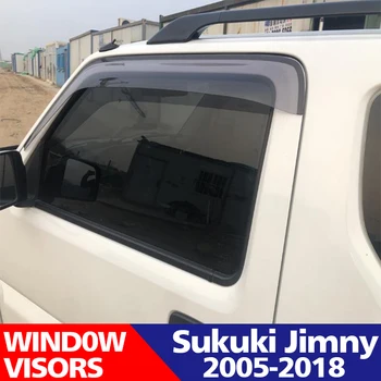 Suzuki Jimny 2005-2018 İÇİN Pencere Siperliği Pencere Güneş Yağmur Guard Saptırıcı Duman Kapak Shield Tente Trim Araba Aksesuarları