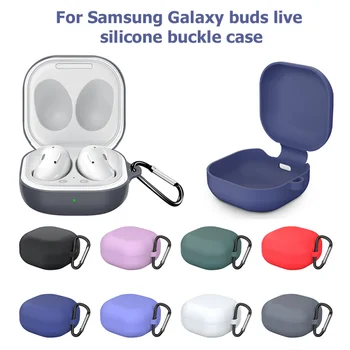 Yumuşak Silikon Kulaklık Kılıfı için Samsung Tomurcukları Pro / canlı / tomurcukları Toka Damla Koruma samsung kılıfı Galaxy Tomurcukları Canlı