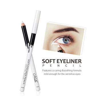 1 Adet Eyeliner Kalem Makyaj Kadınlar Uzun Ömürlü Su Geçirmez Pigment Göz Kalemi Beyaz Eyeliner Kalem Kozmetik