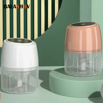 Elektrikli Sarımsak Kıyıcı Kablosuz Taşınabilir mutfak robotu USB gıda karıştırıcı Kıyma Makinesi Ev sarımsak presi yiyecek mikseri
