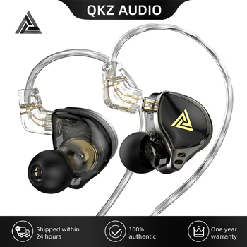QKZ AK6-Zeus BAX CRN ZEX Pro Dinamik Kulaklık Müzik Spor Kulaklık Kulak IEM HIFI DJ Monitör Çalışma Gürültü İptal Kulaklık