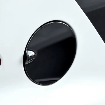 Araba Dış Yakıt Deposu Kapağı Sticker Aksesuarları Karbon Fiber Dekoratif ayar kapağı Oto Styling için Akıllı 451 Fortwo 2009-2014