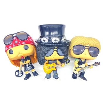 Rocks (Müzik): Guns N Roses-Axl 50 Gül Slash 51 Vinil Şekil Koleksiyonu oyuncaklar çocuk hediye için hiçbir kutu