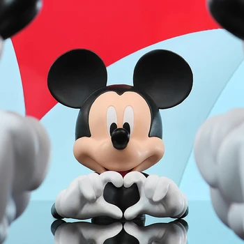 Disney Mickey Mouse Oyuncak Figürü Anime Mini Aşk Yarım Göğüs Bebek Dekorasyon Heykeli Bebek Figürleri Çevreleyen çocuk oyuncağı