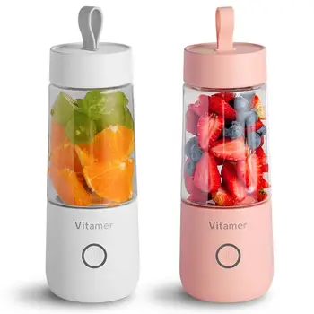 350ml Akıllı USB Şarj Edilebilir Mini meyve suyu fincanı Taşınabilir Blender Smoothie meyve suyu makinesi spor şişesi Meyve Suyu Sıkma Kupası Dropshipping