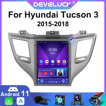 2 Din Android 11 Araba Radyo Multimedya Video Oynatıcı Hyundai Tucson 3 2015-2018 Navigasyon GPS 4G Carplay Otomatik WİFİ IPS DSP