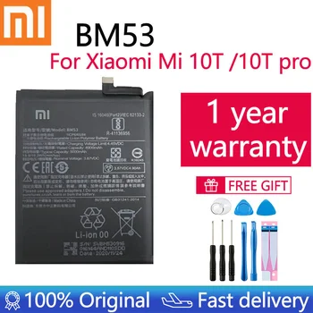 Yeni Yüksek Kaliteli 5000mAh BM53 Pil İçin Xiaomi Mi 10T pro