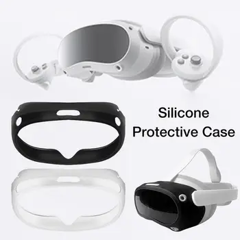 Silikon Koruyucu Kapak İçin PİCO4 Pro VR Kulaklık / Yeniden Kullanılabilir Yarım paket Durumda Rahat Kapak VR Aksesuarları