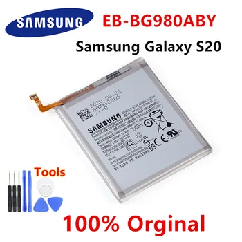 SAMSUNG 100 % Orijinal EB-BG980ABY İçin 4000mAh Yedek Pil Samsung Galaxy S20 S 20 Cep telefonu Pilleri + Araçları