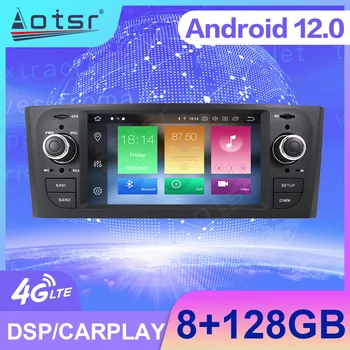 Android 12 Ekran Araba Radyo FİAT Punto Linea 2005 - 2009 LTE GPS Kablosuz Carplay Merkezi Multimedya Oynatıcı Stereo Kafa Ünitesi