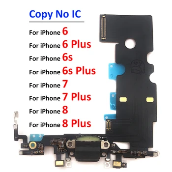 Yeni Şarj Kurulu PCB Flex iPhone 6 6G 6S 7 7G 8 8G Artı 7 Artı 8 Artı USB Bağlantı Noktası Konektörü Dock Şarj Flex Kablo