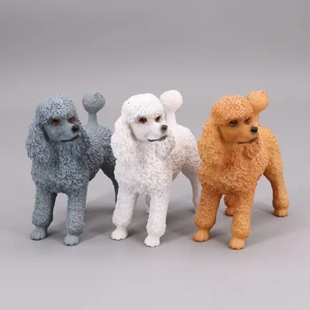 Yeni Gerçekçi Hayvan Modeli çocuk Katı Hayvan Oyuncaklar Pet Köpek Kaniş Aksiyon Figürleri Modeli Koleksiyonu Oyuncak Çocuklar için Çocuk Hediye