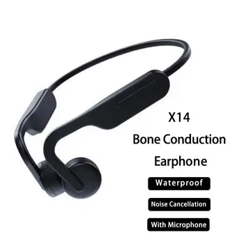 X14 Kemik iletimli kulaklık Gürültü Azaltma Bluetooth uyumlu Kulaklık Mic İle kablosuz kulaklık Su Geçirmez TWS Kulaklık