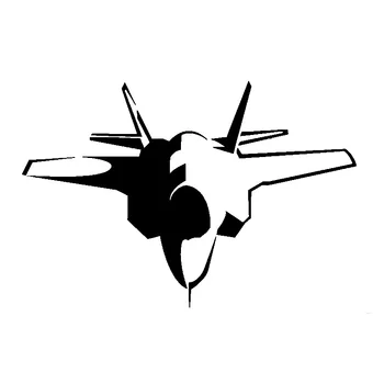 Araba Çıkartmaları Kişiselleştirilmiş Yaratıcı Çıkartmalar Savaş Uçakları Serin Araba Süslemeleri Su Geçirmez ve Güneş Koruyucu PVC 17*12cm