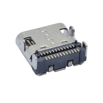 Sıcak satış 24 Pin C Tipi Konnektör Tüm Yama Ayak SMD USB-C Tipi C Dişi