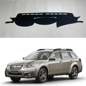 Subaru Outback 2010-2014 için Araba Dashboard Kapak Önlemek ışıklı çerçeve Enstrüman Platformu Masası Koruyucu Mat Halı Aksesuarları 2013