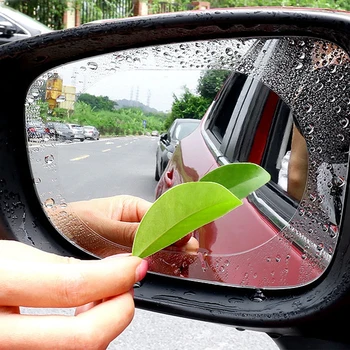 2 adet Araba Sticker Yağmur Geçirmez Film Araba dikiz aynası Araba dikiz aynası Yağmur Filmi Net Görüş Yağmurlu Günlerde Araba Filmi