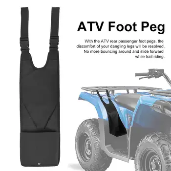 2 Adet ATV Arka Ayak Kazıklar Ayarlanabilir Katlanabilir Aşınmaya dayanıklı Ayak Istirahat Kaymaz Ayak Destek Pedleri Kar Araci Motosiklet