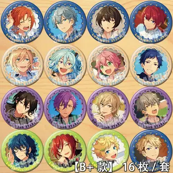 Anime Topluluk Yıldız Sena Izumi Tsukinaga Leo Sakuma Rei Şekil 58mm Rozeti Yuvarlak Broş Pin 232 Hediyeler Çocuklar Koleksiyonu Oyuncak