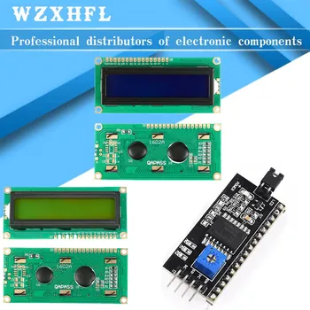 LCD Modülü 1602 Mavi Sarı-Yeşil Ekran IIC/I2C LCD1602 5V adaptör plakası 1602A Ekran Modülü Arduino için